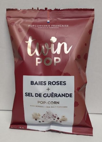 Pop Corn Sel de Guérande et Baies Roses - 28g