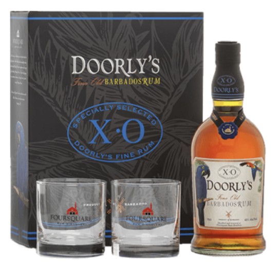 Coffret 2 verres Doorly's Rum XO - BA/RV/LE