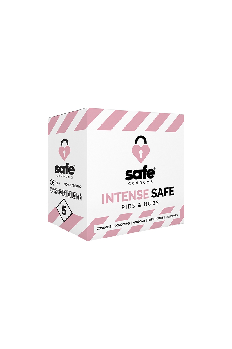 Préservatifs Safe Intense x5 – Stimulants