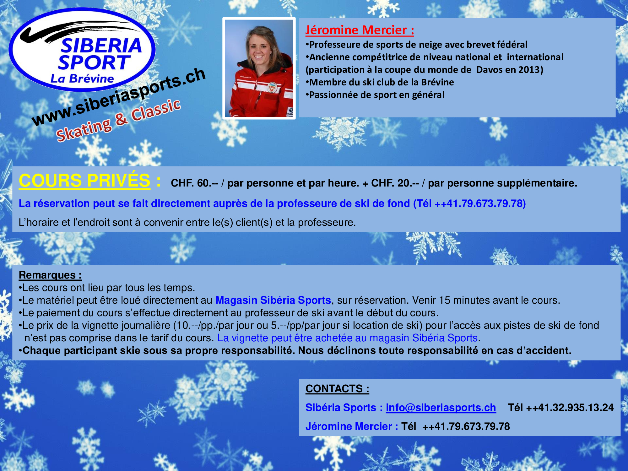 Affiche cours de ski 2021 2022 page 3