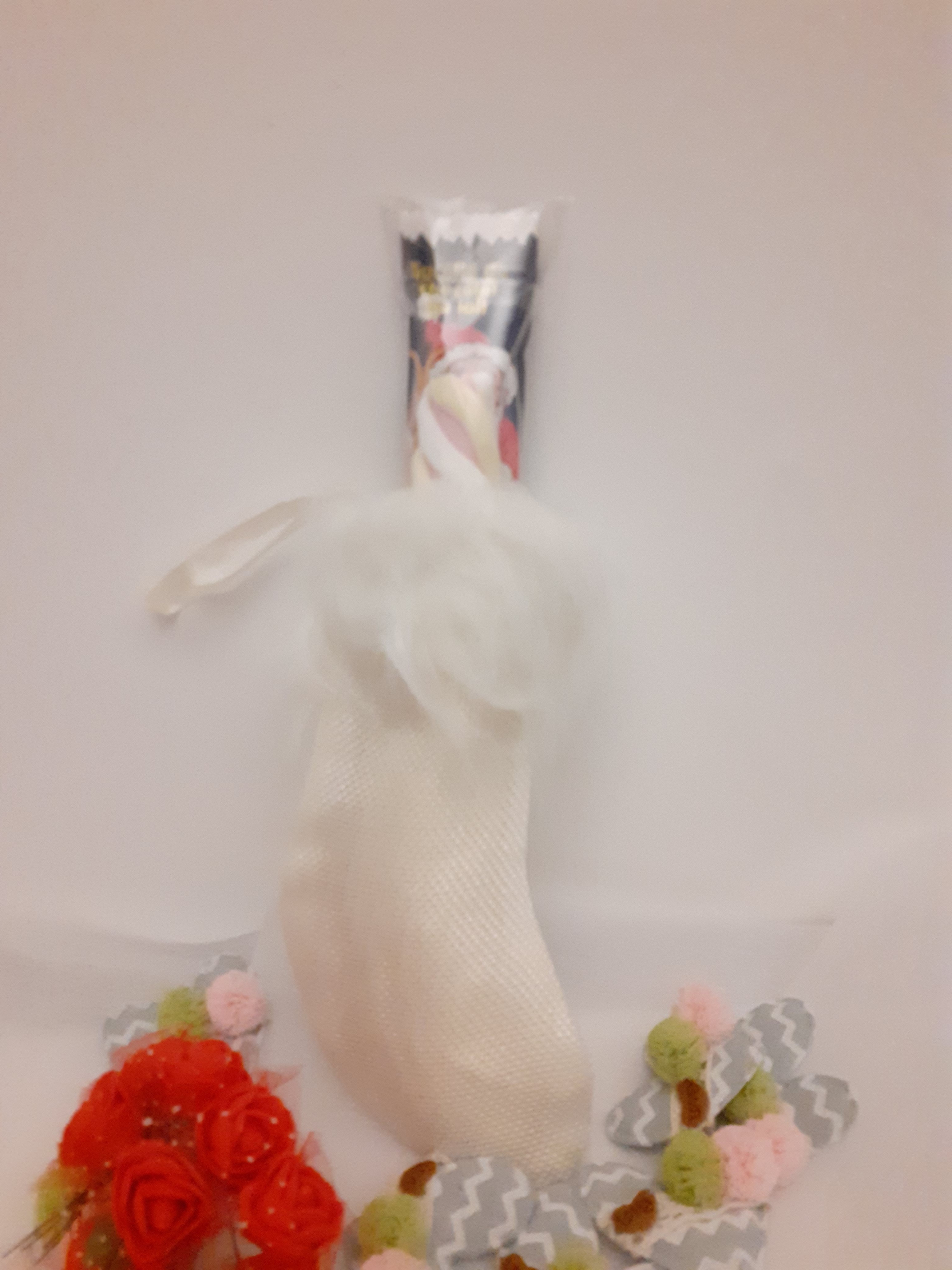 Chaussette de noël avec friandises 