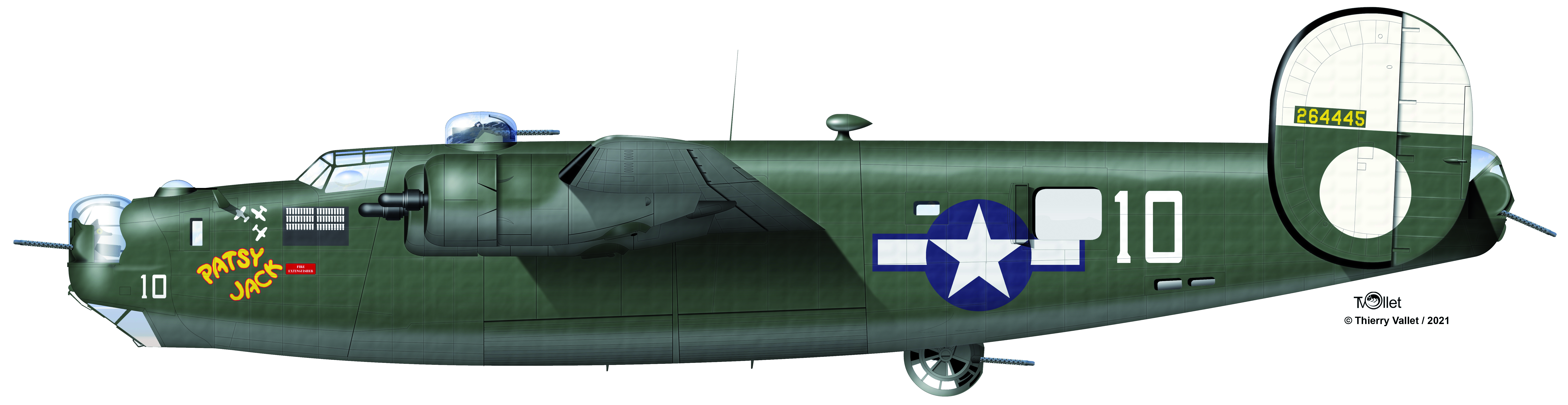 le 2 août 1944 le B-24H 