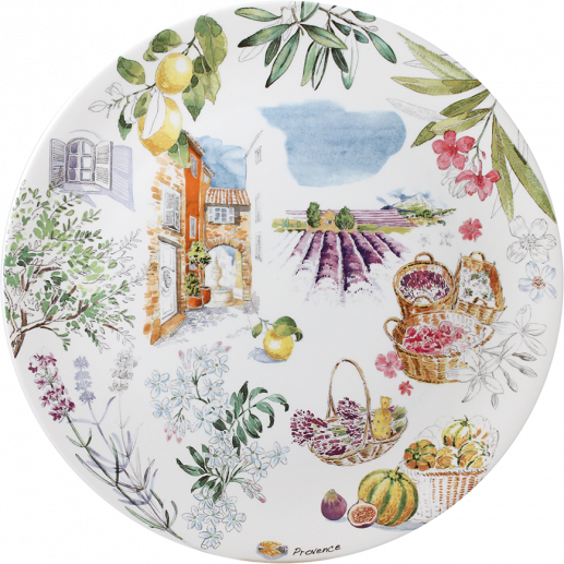 GIEN , Plat à gâteaux , 30 cm, PROVENCE