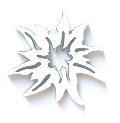 6 Edelweiss blanc 3cm