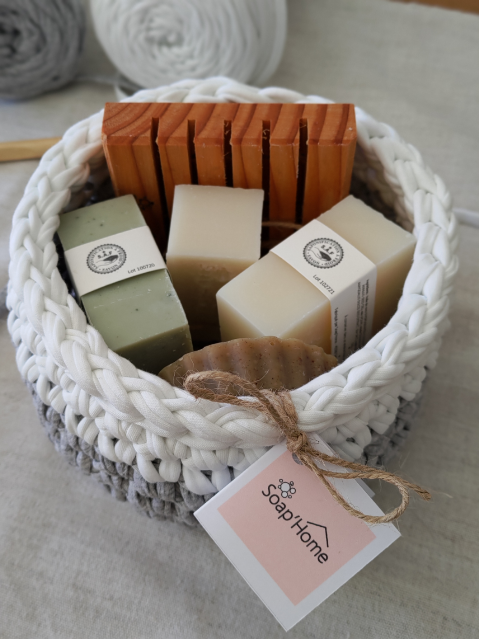 Coffret découverte gris et blanc