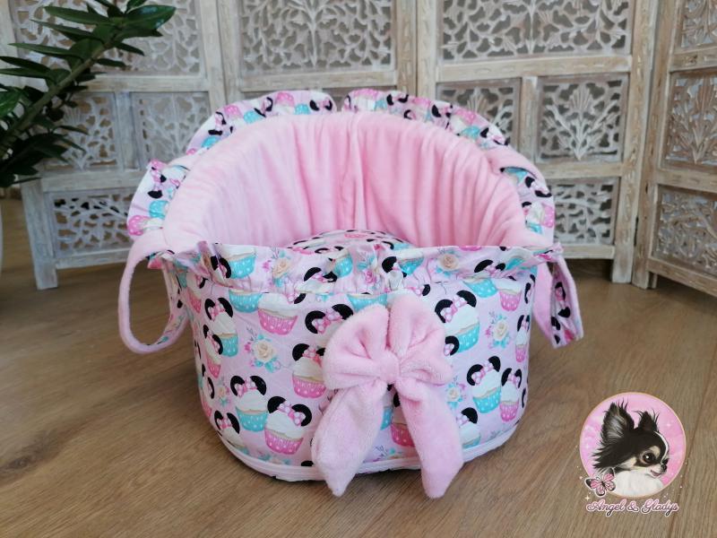 Housse Poésie aux 3 Délices pour Berceau - Coton Rose