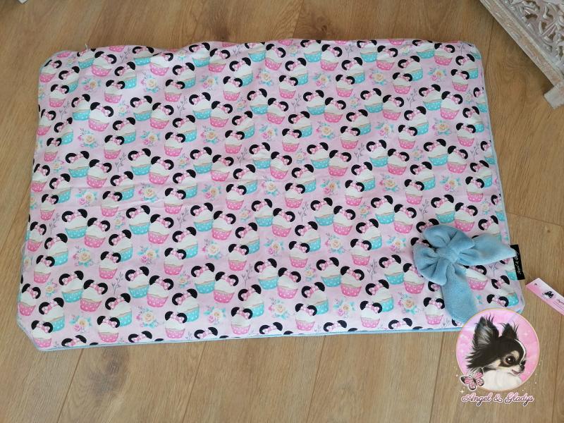 Housse Poésie aux 3 Délices pour Tapis  - M - Bleu