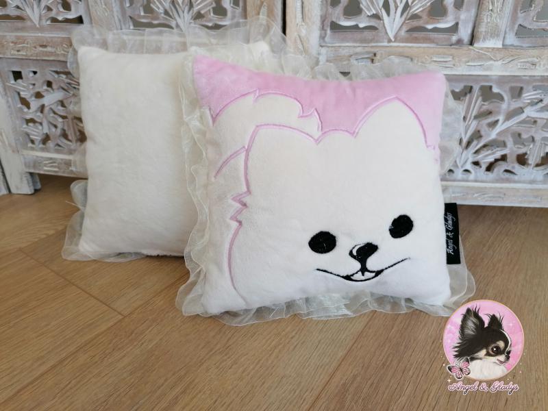 Coussin Rose & Vanille - Pomeranian