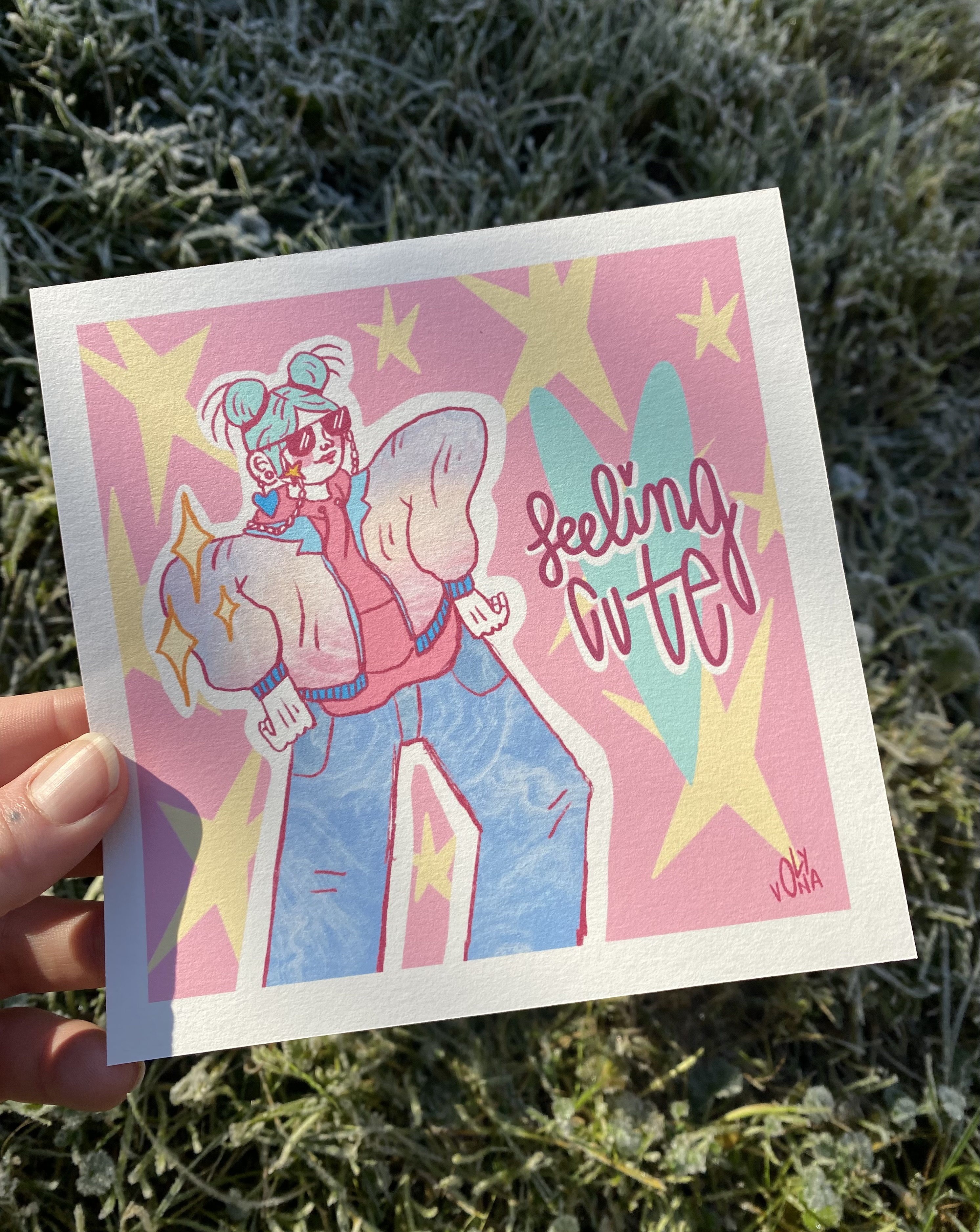 PRINT - FEELING CUTE