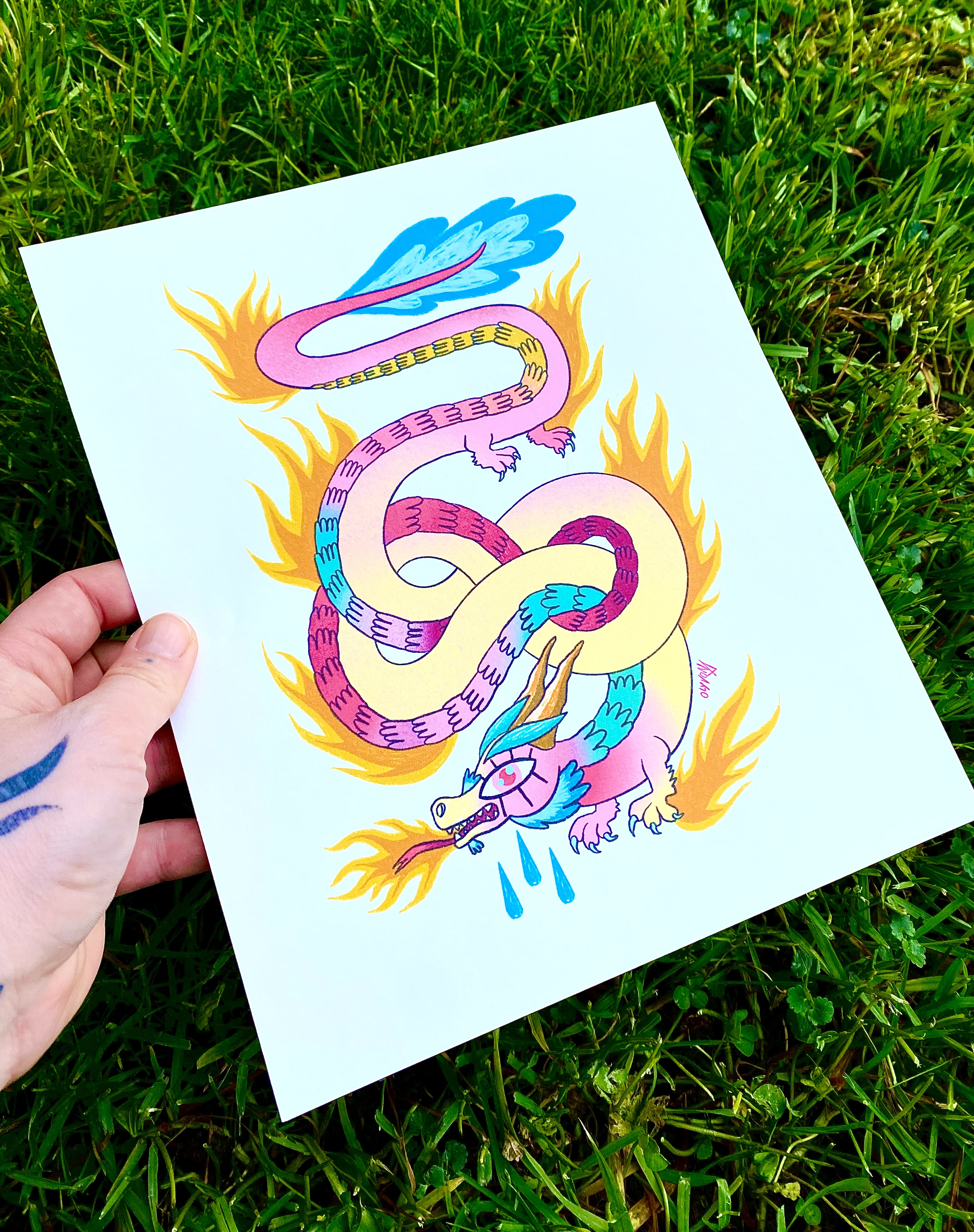 PRINT - DRAGON 