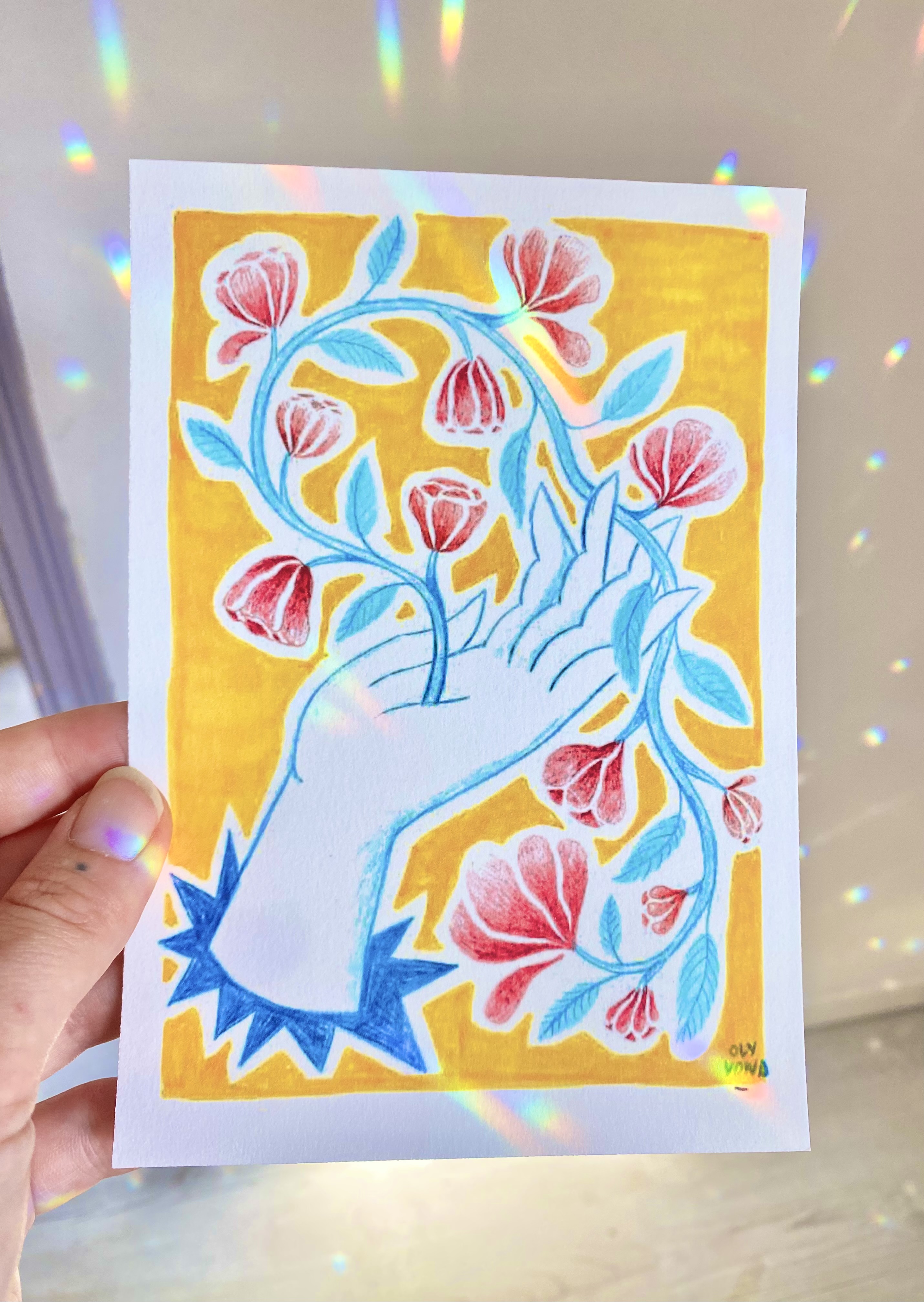 PRINT - MAIN FLEURIE