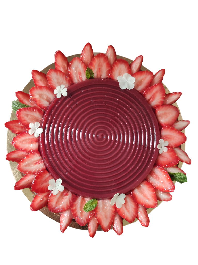 Tarte aux fraises 6 personnes