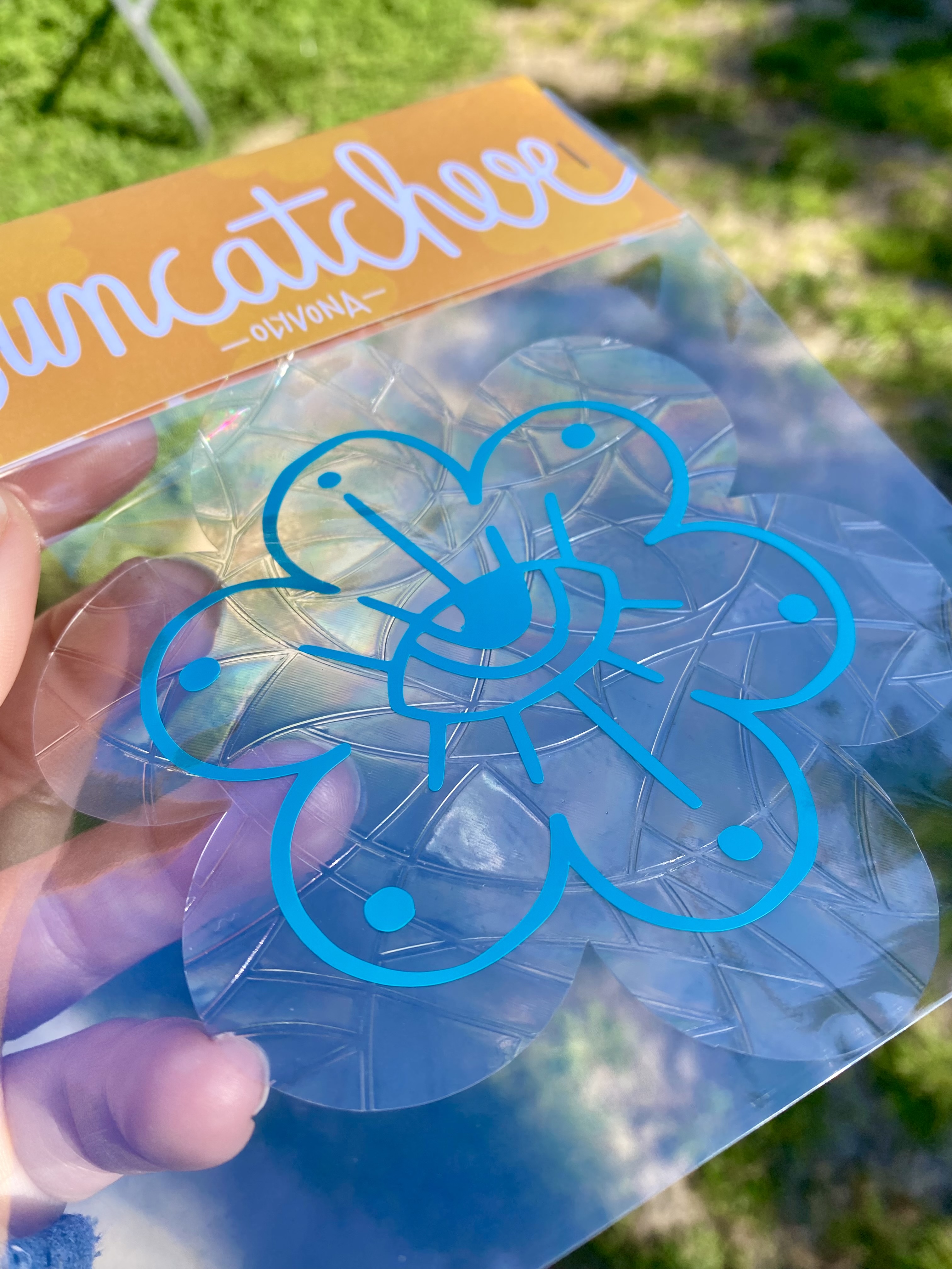 SUNCATCHER - FLOWER BLEU
