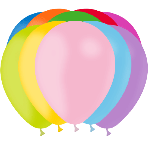 100 ballons 30 cm Assortis