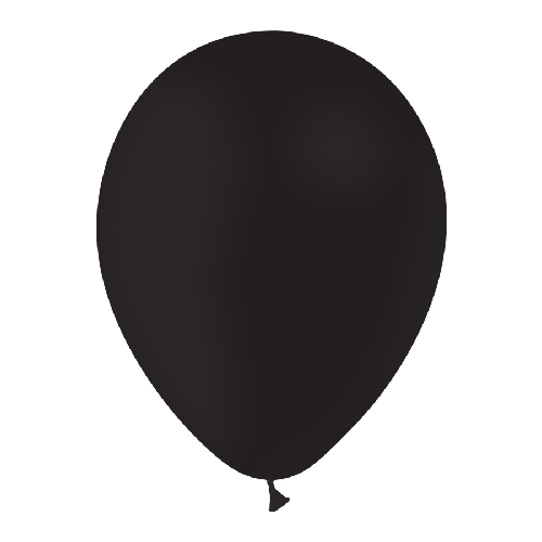 100 ballons 30 cm Noir