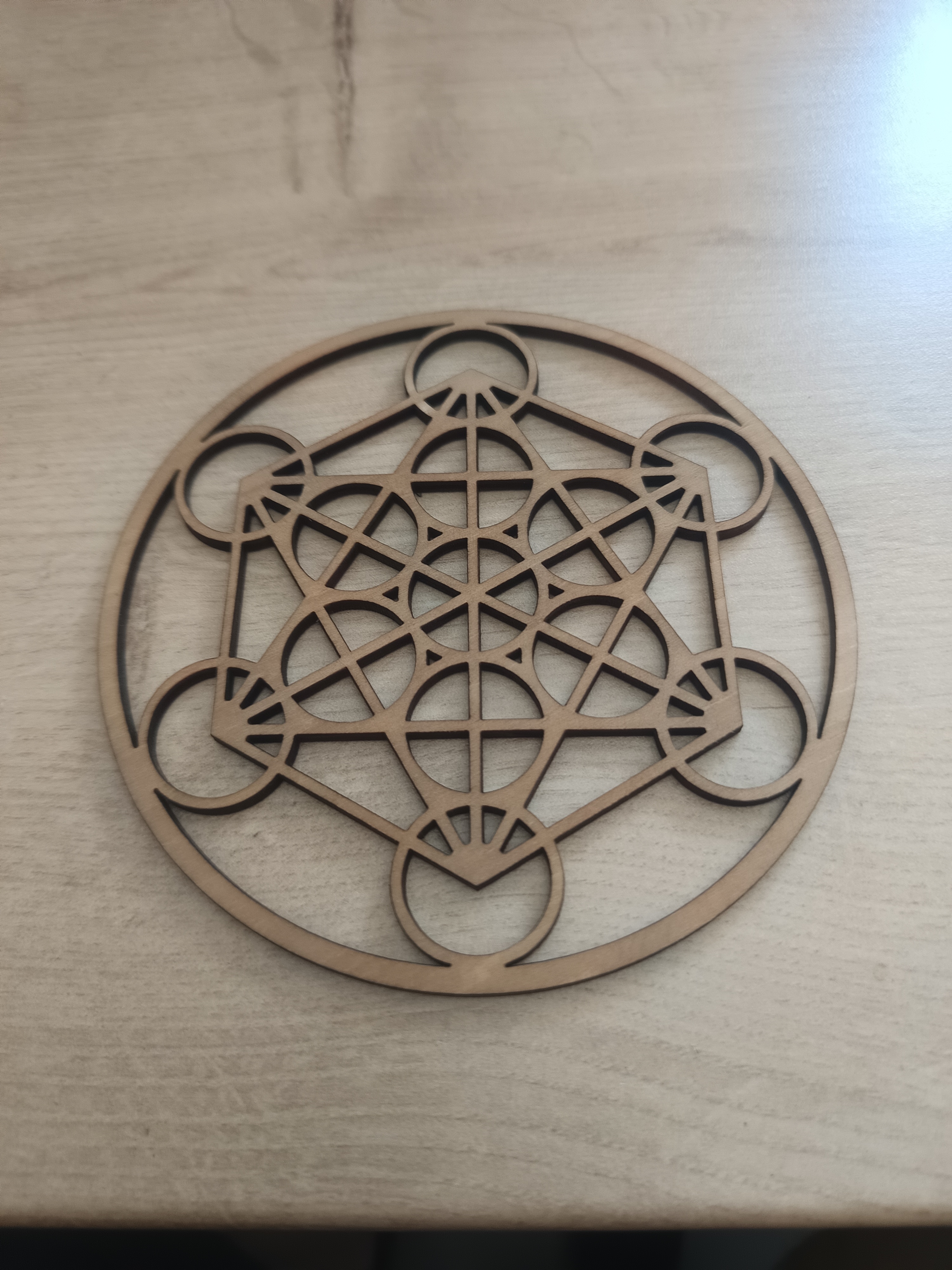 Plaque Bois Métatron