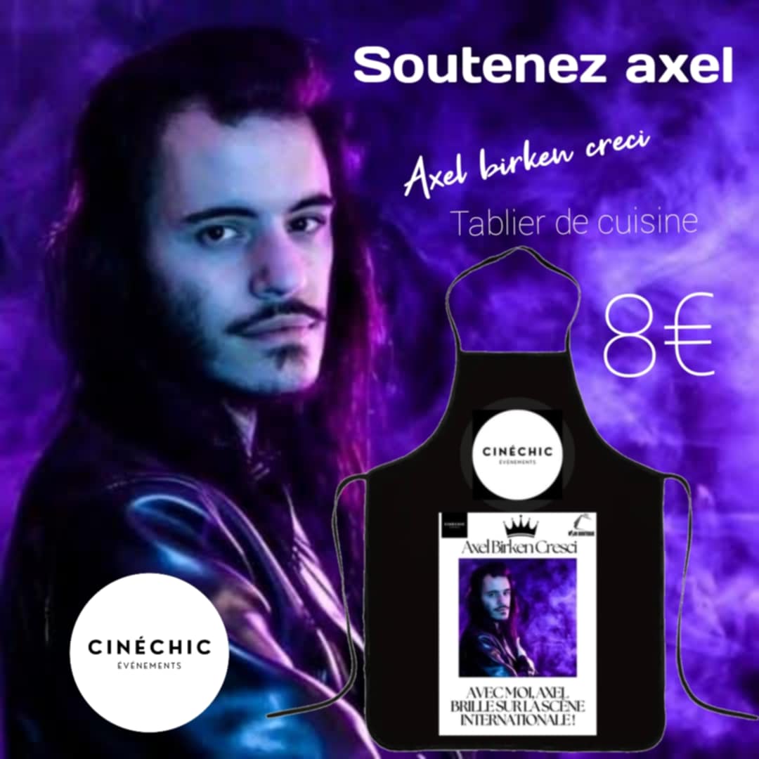 Tablier de cuisine en soutien pour Axel Birken Cresci