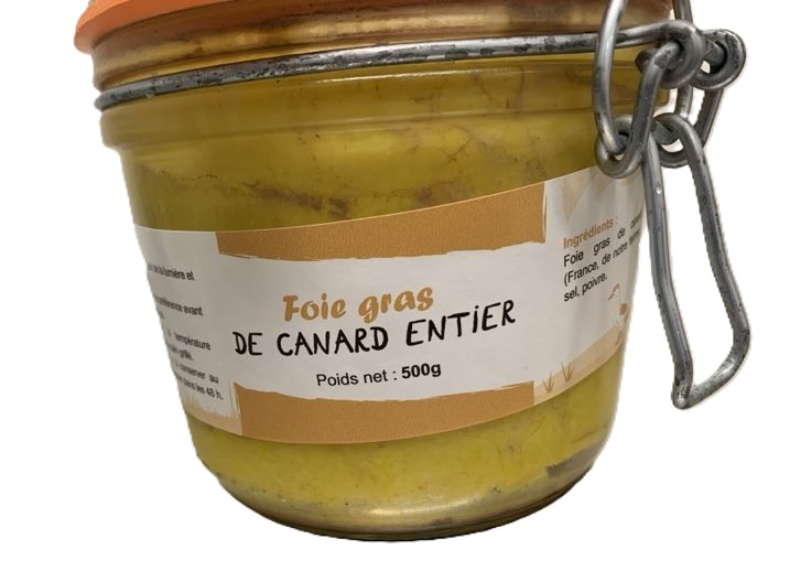 FOIE GRAS DE CANARD 500g