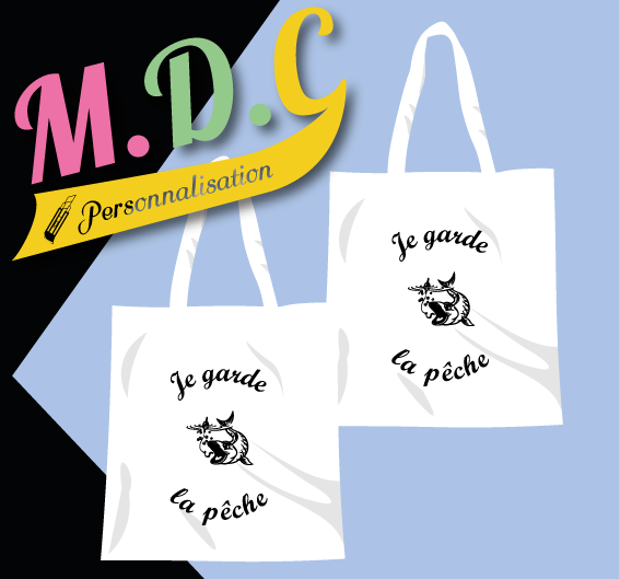 Tote bag garder la pêche