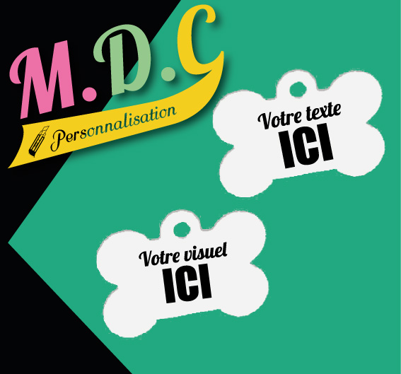 Médaillon os (à personnaliser)