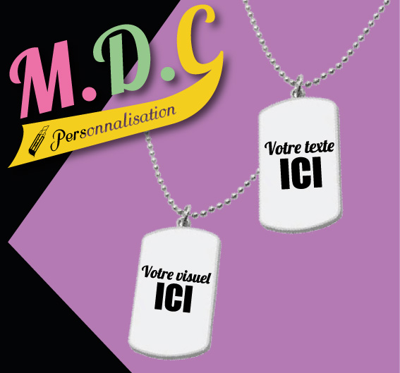 Médaillon rectangulaire(à personnaliser)