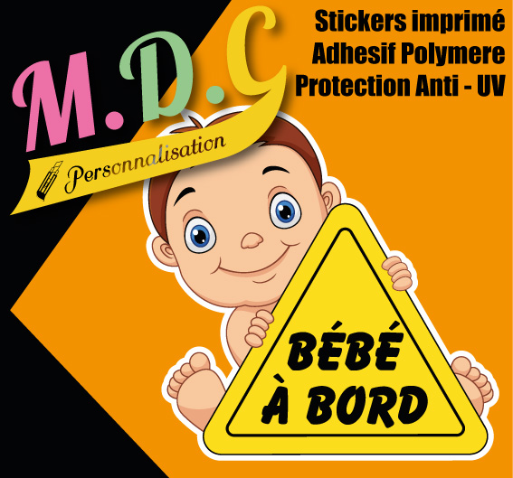 Adhésif Bébé a bord