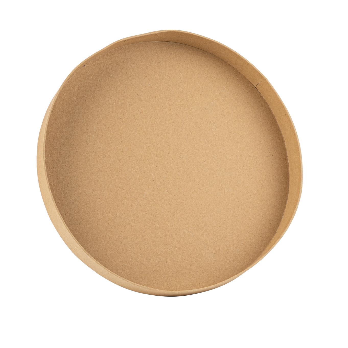 Plateau rond carton 30cm/4 (vide)