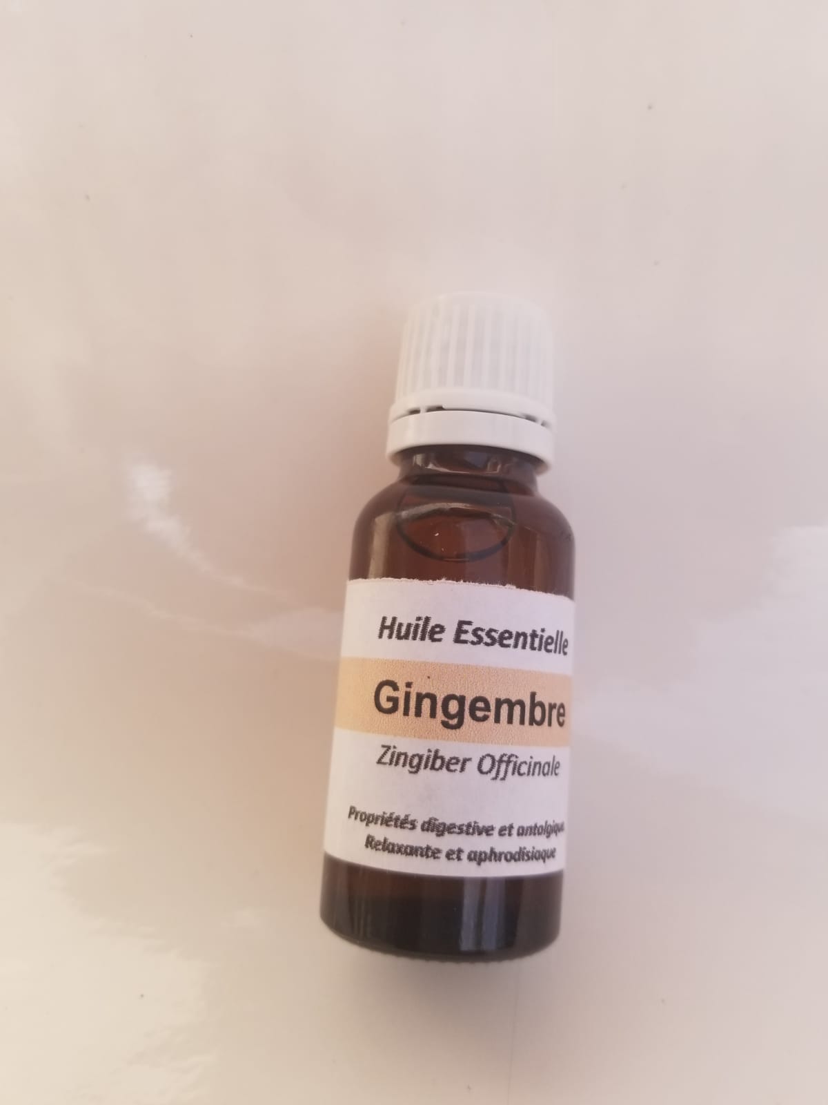 20 ml de l'huile essentielle de gingembre de Madagascar