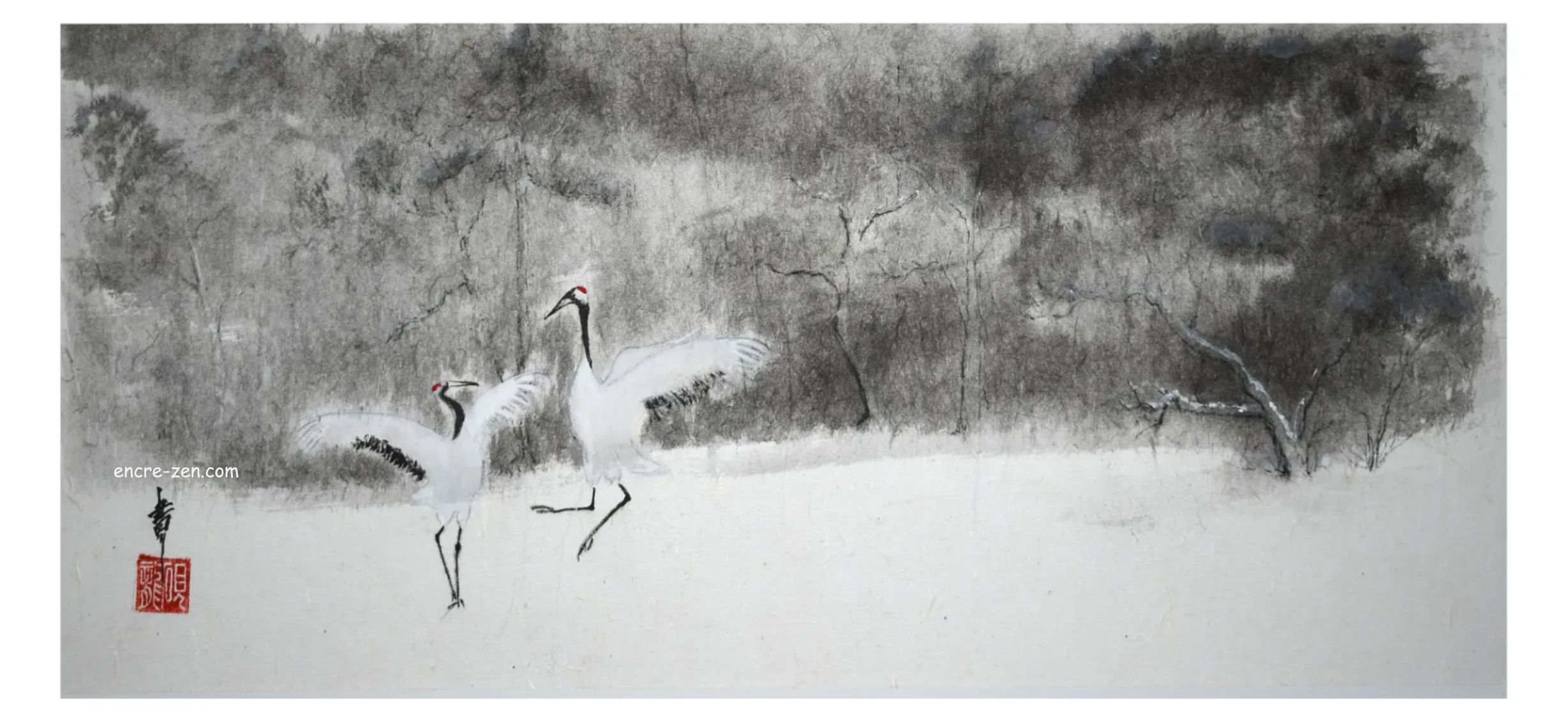 Eblouissement de folles ailes blanches