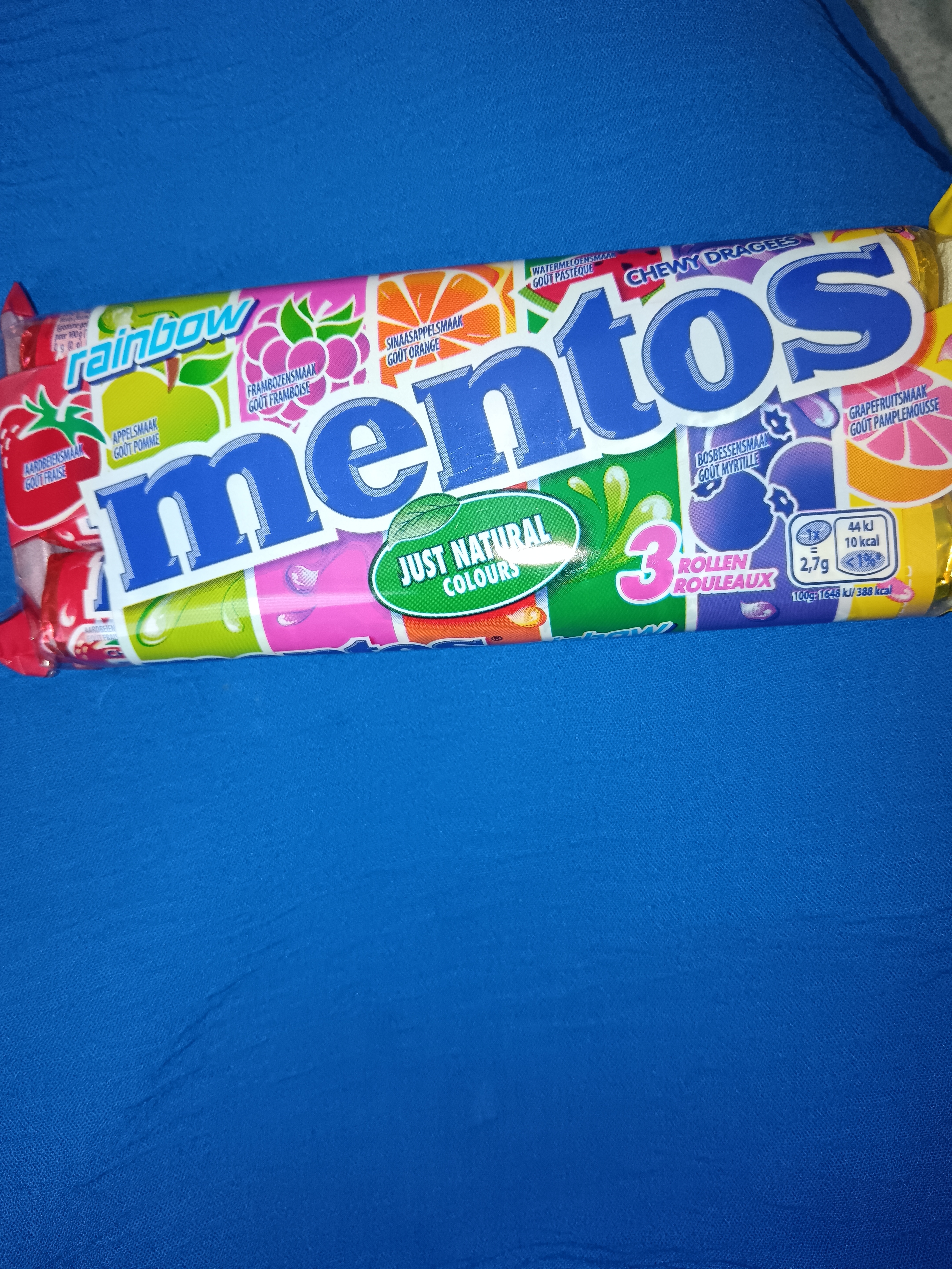 Mentos fruits lot de 3