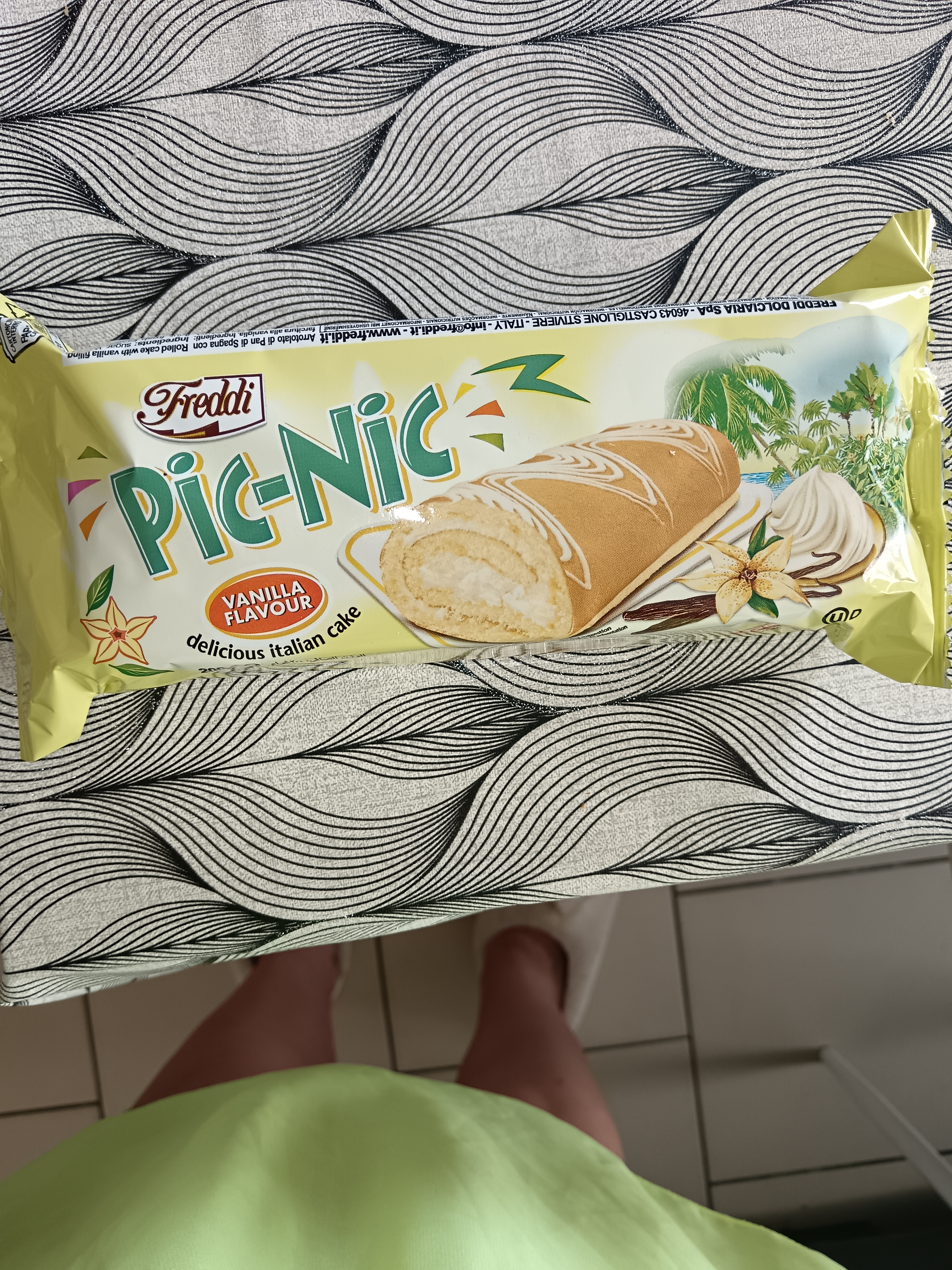 Gâteau roulé italien vanille 