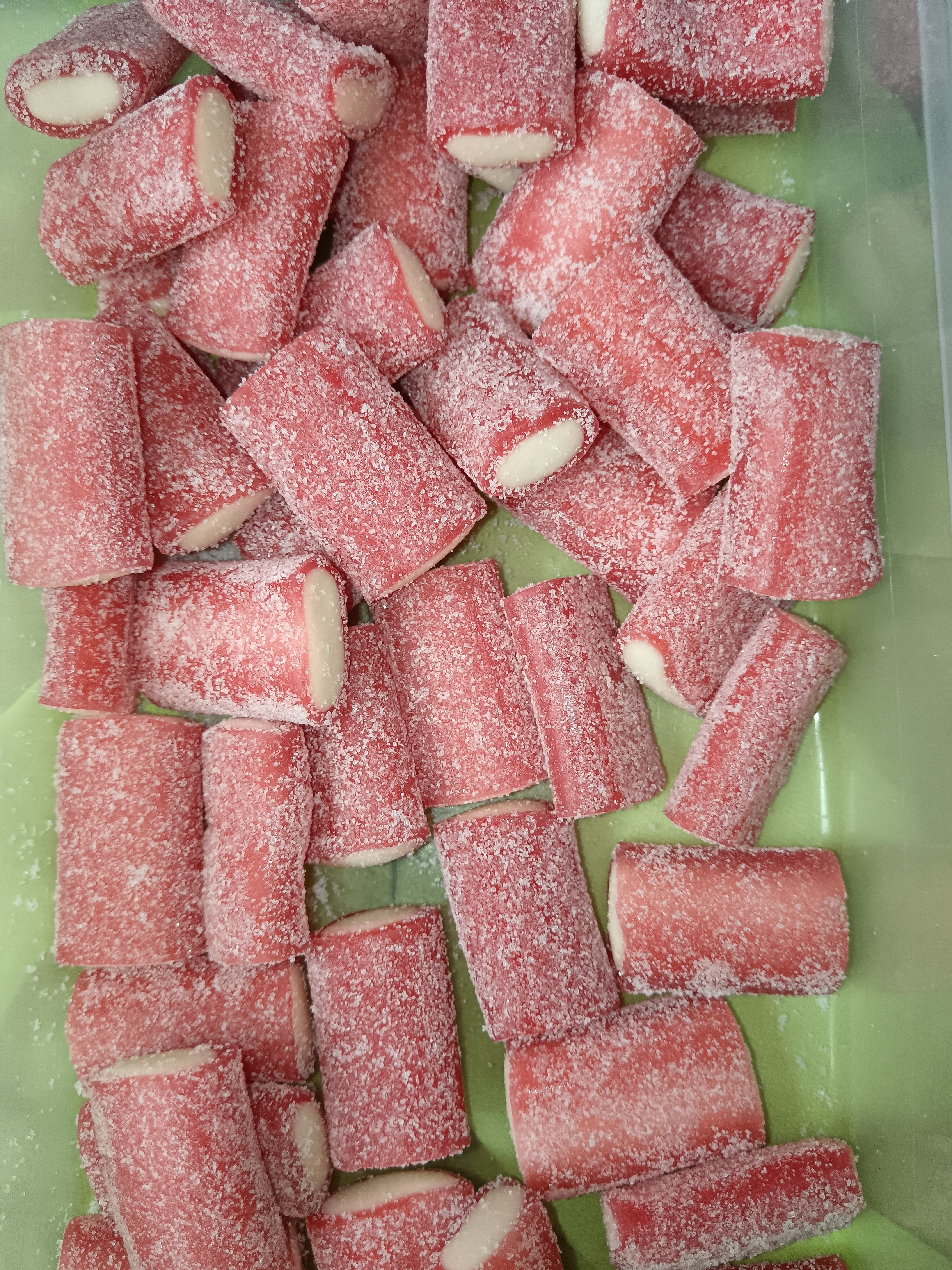 Mini gros câble fraise acidulé 100g