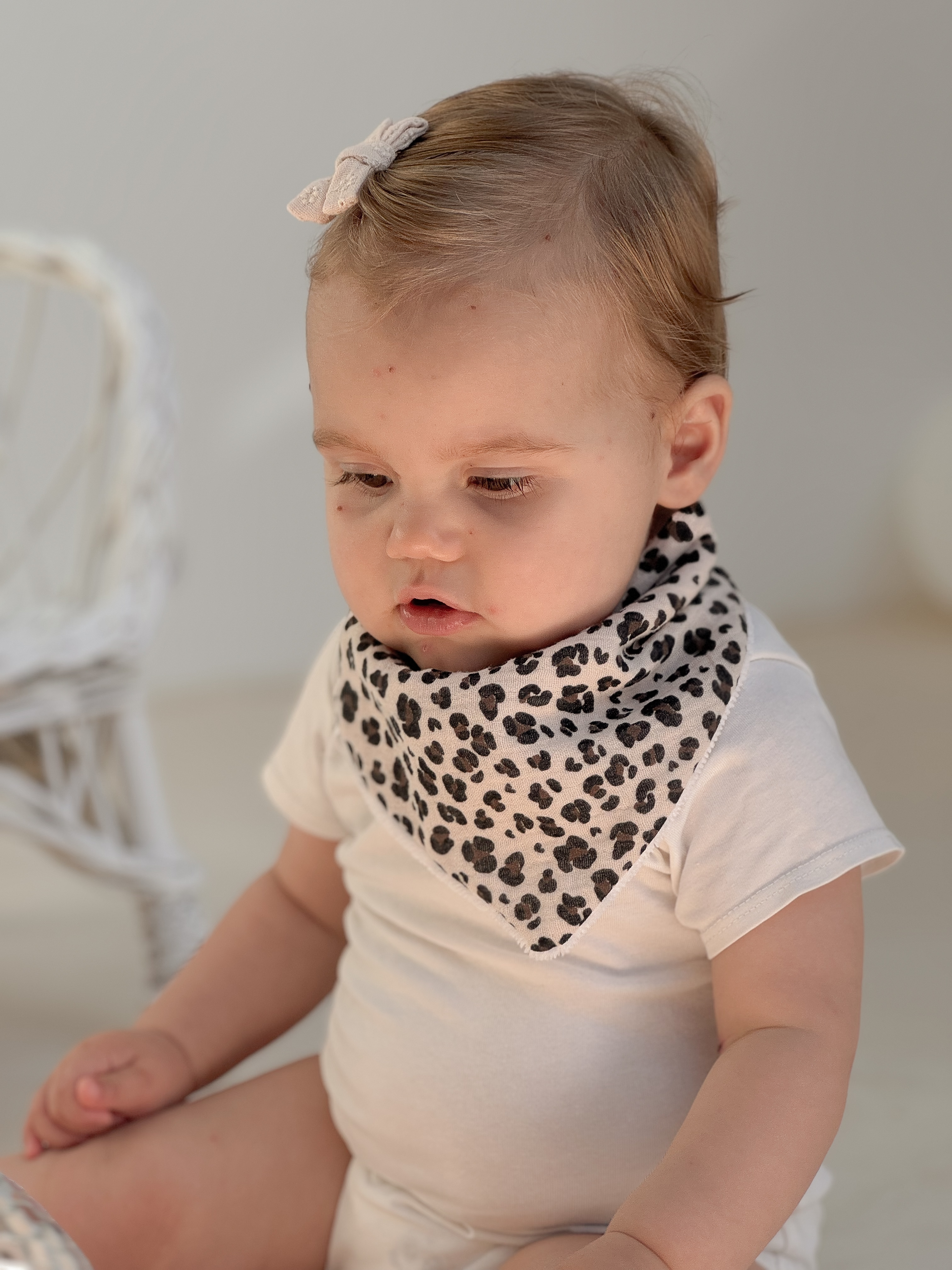 Bavoir Bandana - Léopard Graou