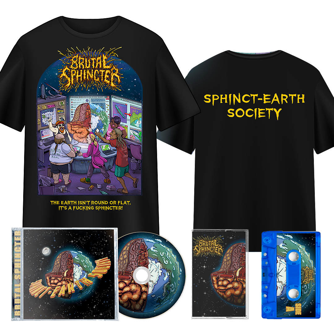 Sphincht-Earth-Society - T-shirt + Cassette + CD Bundle (preorder)