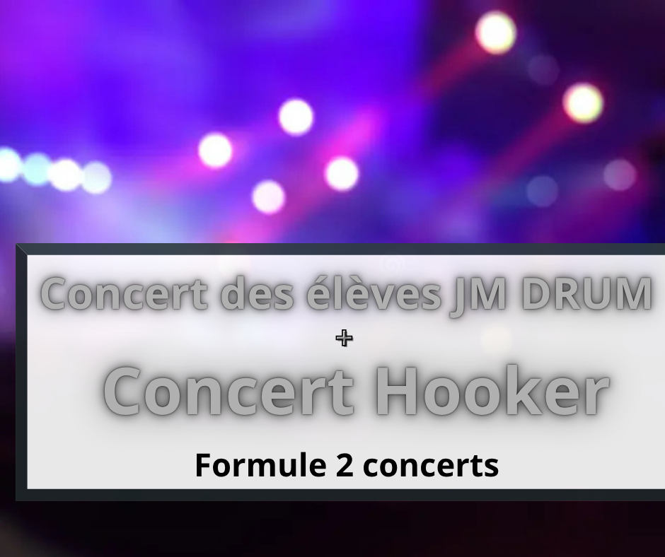 Concerts élèves + groupe Hooker 18 octobre 2025