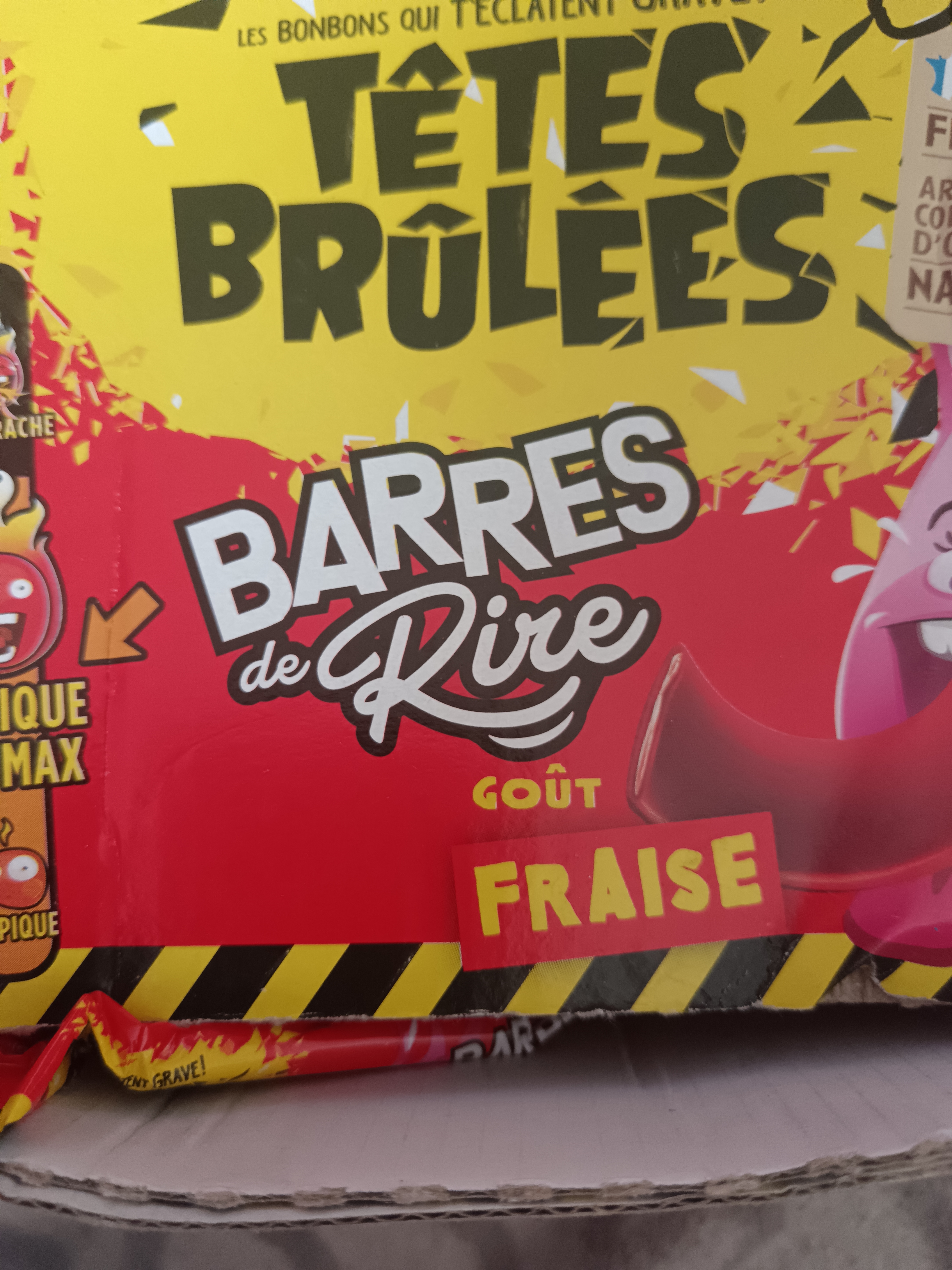Têtes brûlées fraise par 10