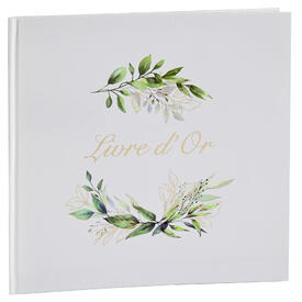 Livre d'or feuillage