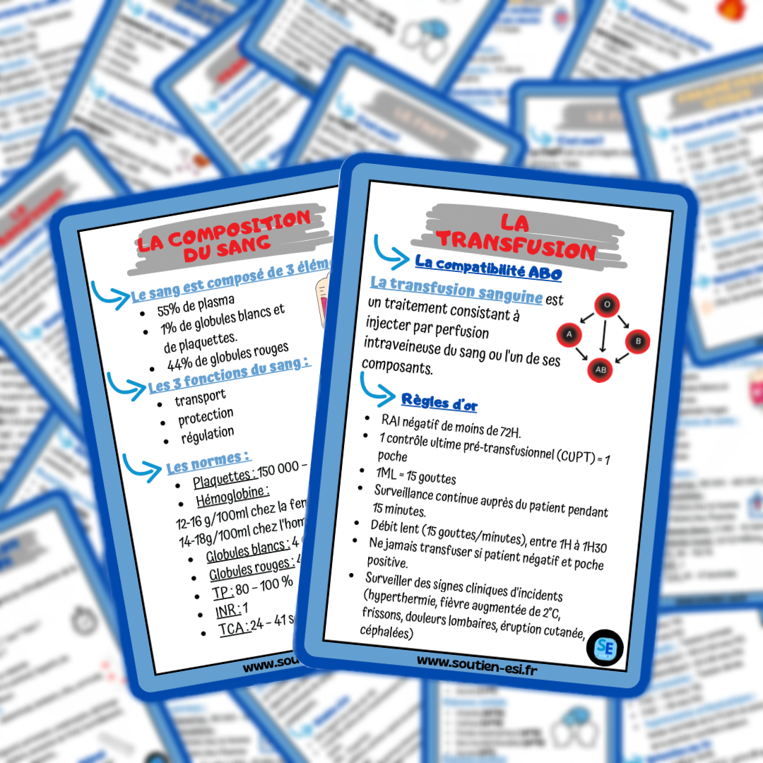 🚀 Pack de Fiches Mémo Infirmières - L'essentiel