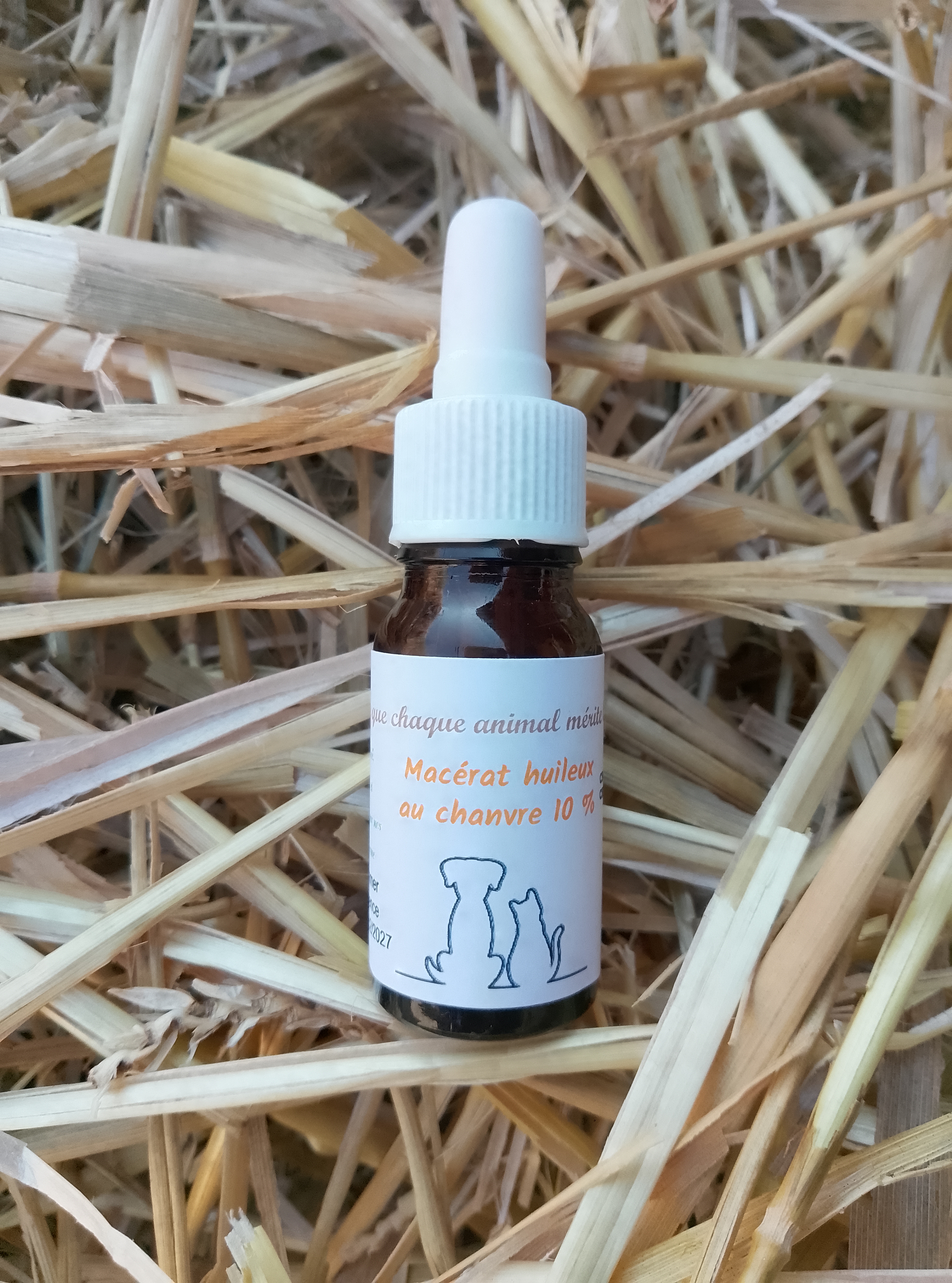 Macérat huileux 10 % CBG/ CBD