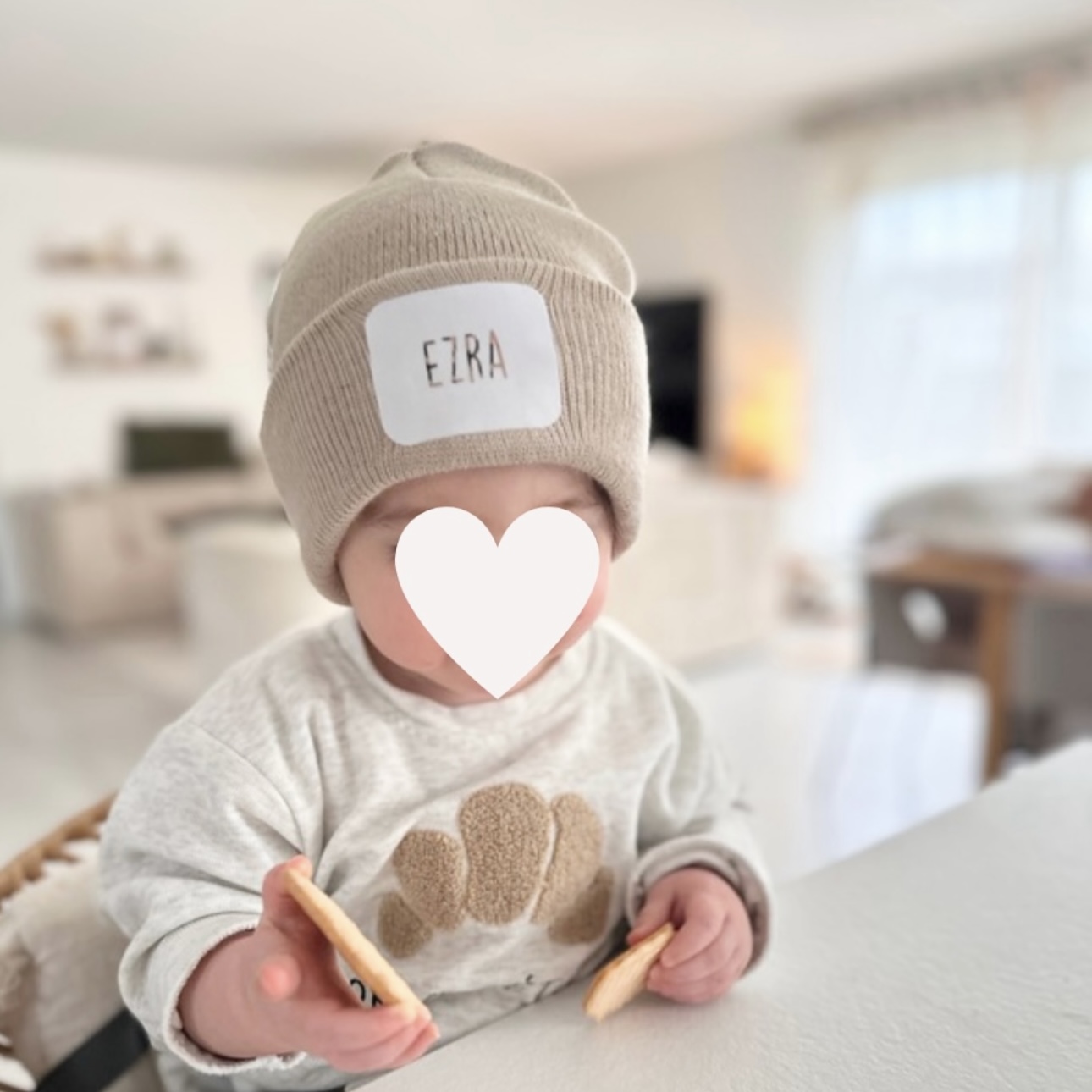 Bonnet personnalisé - Beige