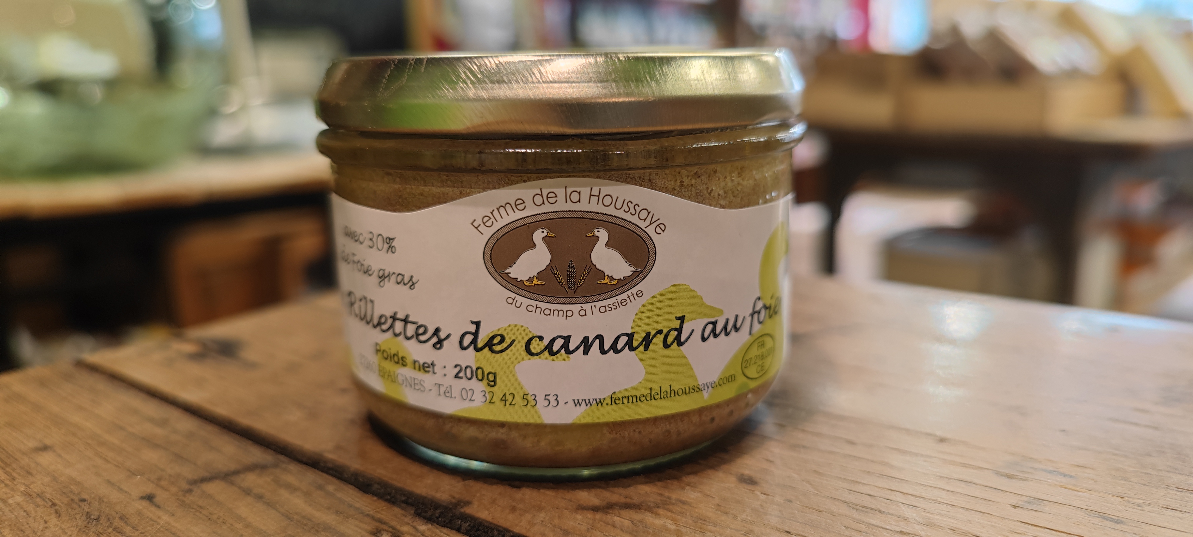 Rillettes de Canard au Foie Gras 