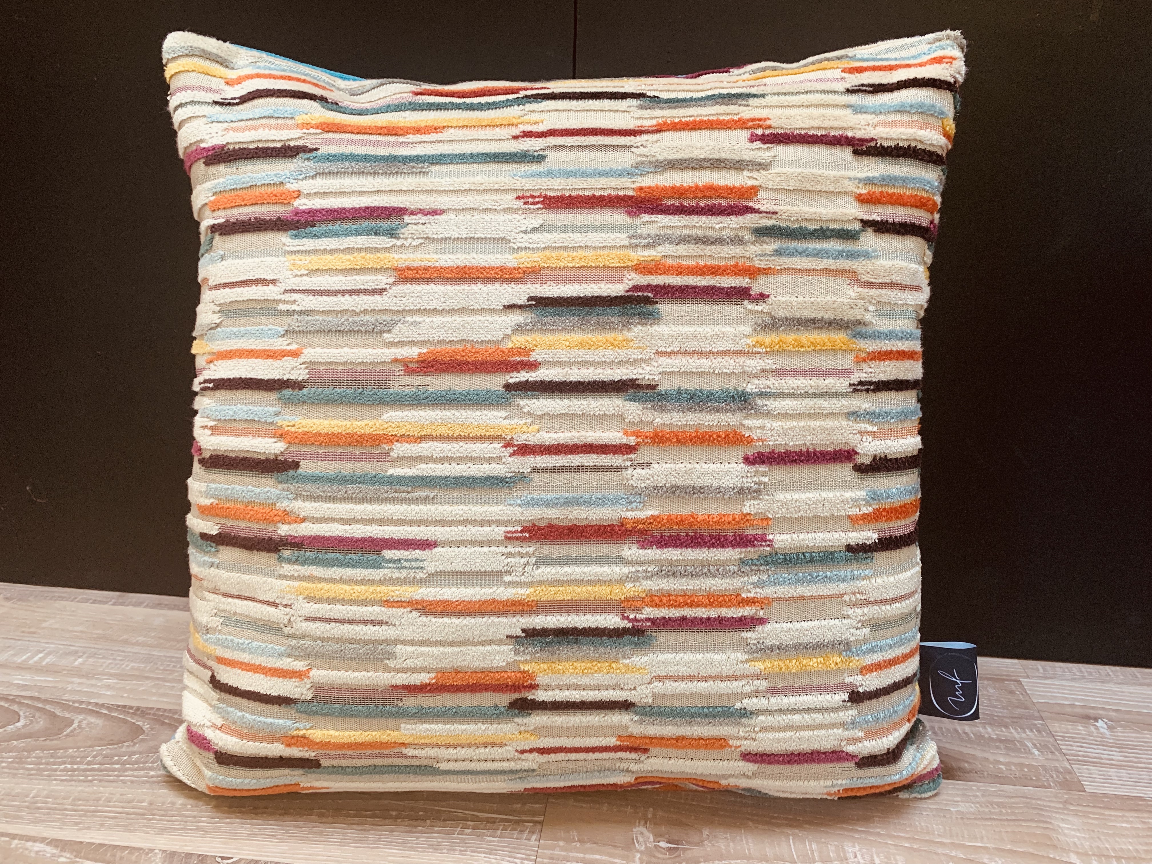 Coussin Velours Jacquard