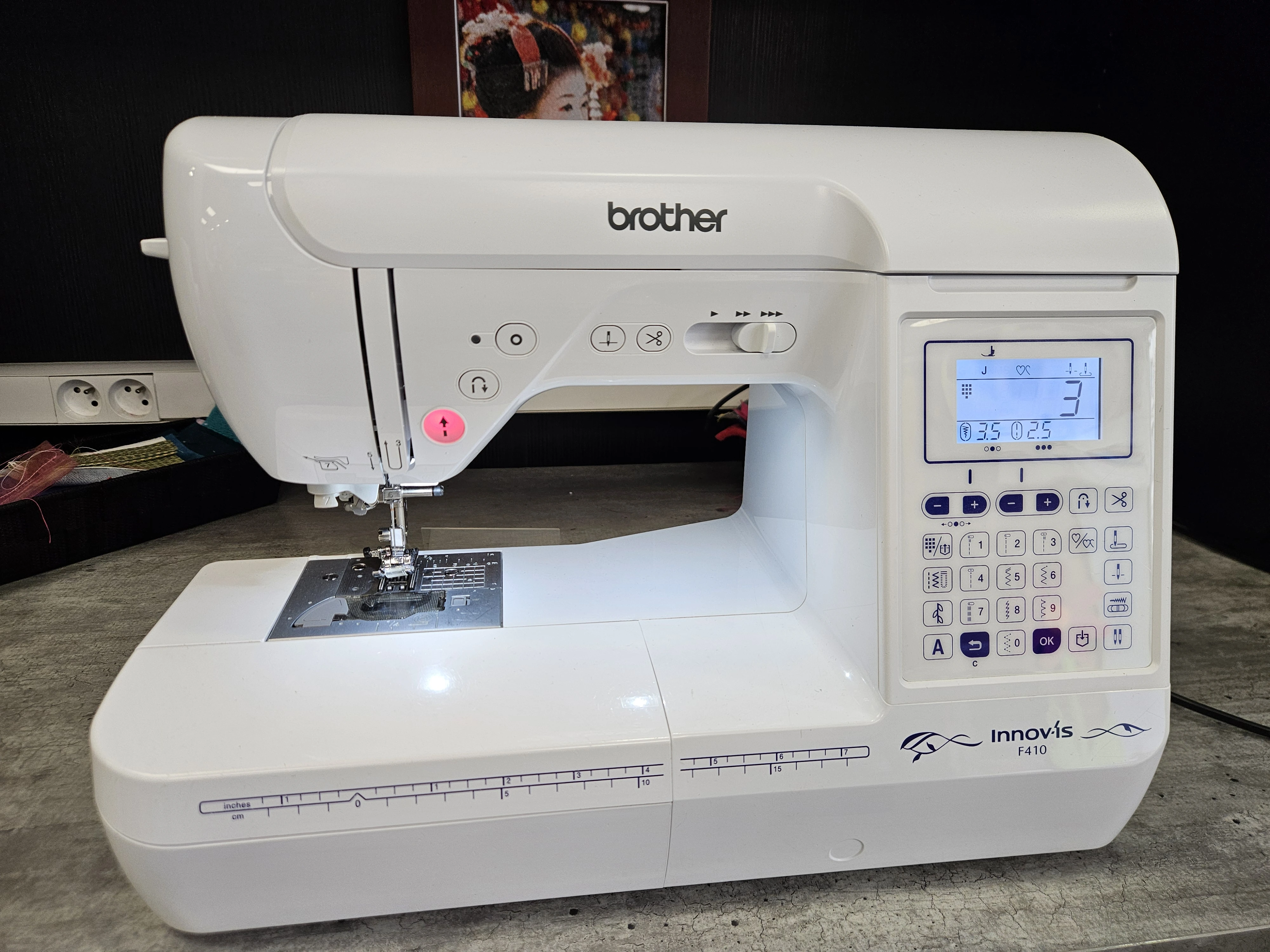 Machine à Coudre Brother F410 - Occasion - Garantie 1 an