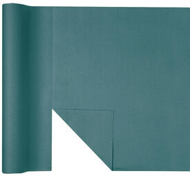 Chemin intissé Bleu canard 0.4/4.8m. prédécoupé set de table