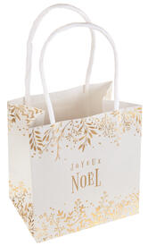 4 sacs ivoire Noël 10/7/11cm