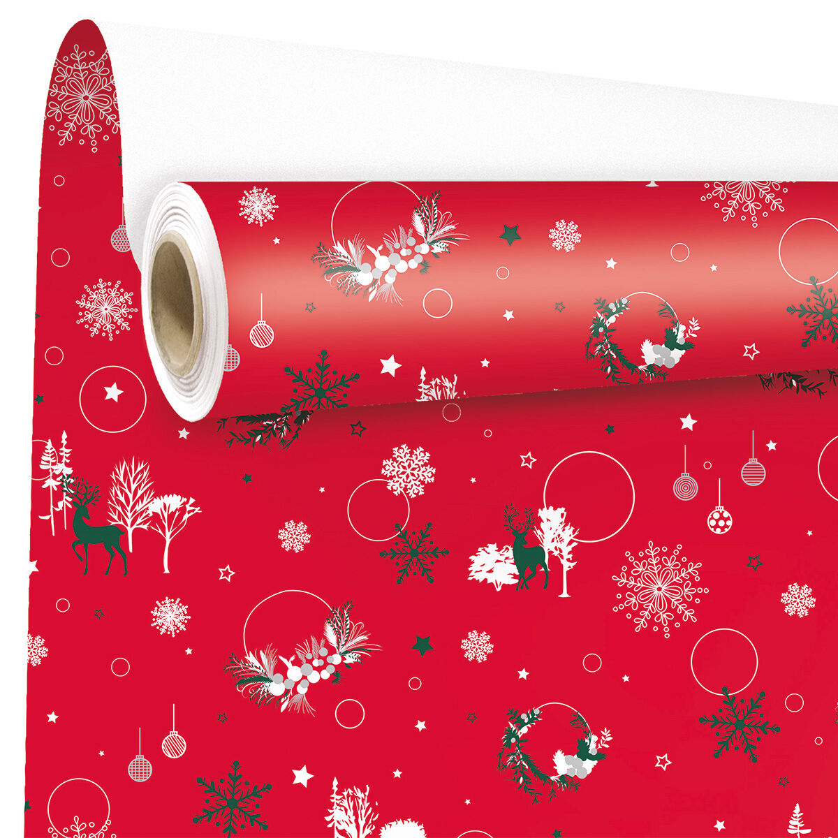 Papier cadeau 0.69x50m motif elvire