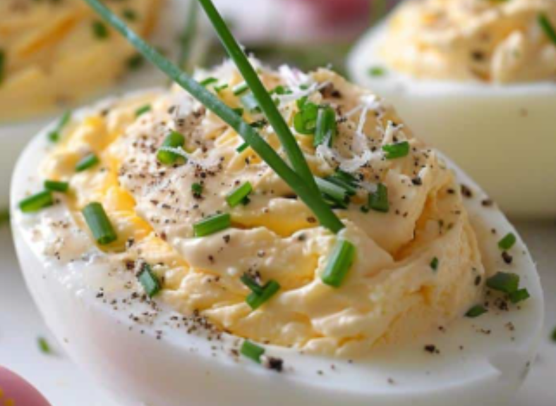 Oeuf Mimosa au thon & ail des Ours 
