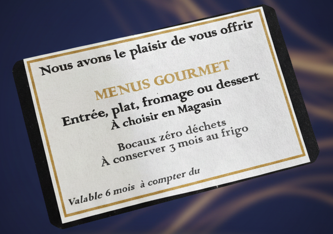 Bon cadeau GOURMET