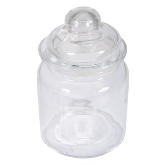 Bonbonnière couvercle verre,ø8cm, 12,5cm, 280ml, ouverture ø5,5cm