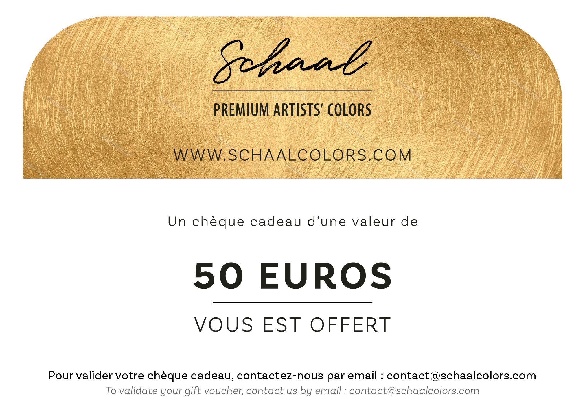 CHEQUE CADEAU DE